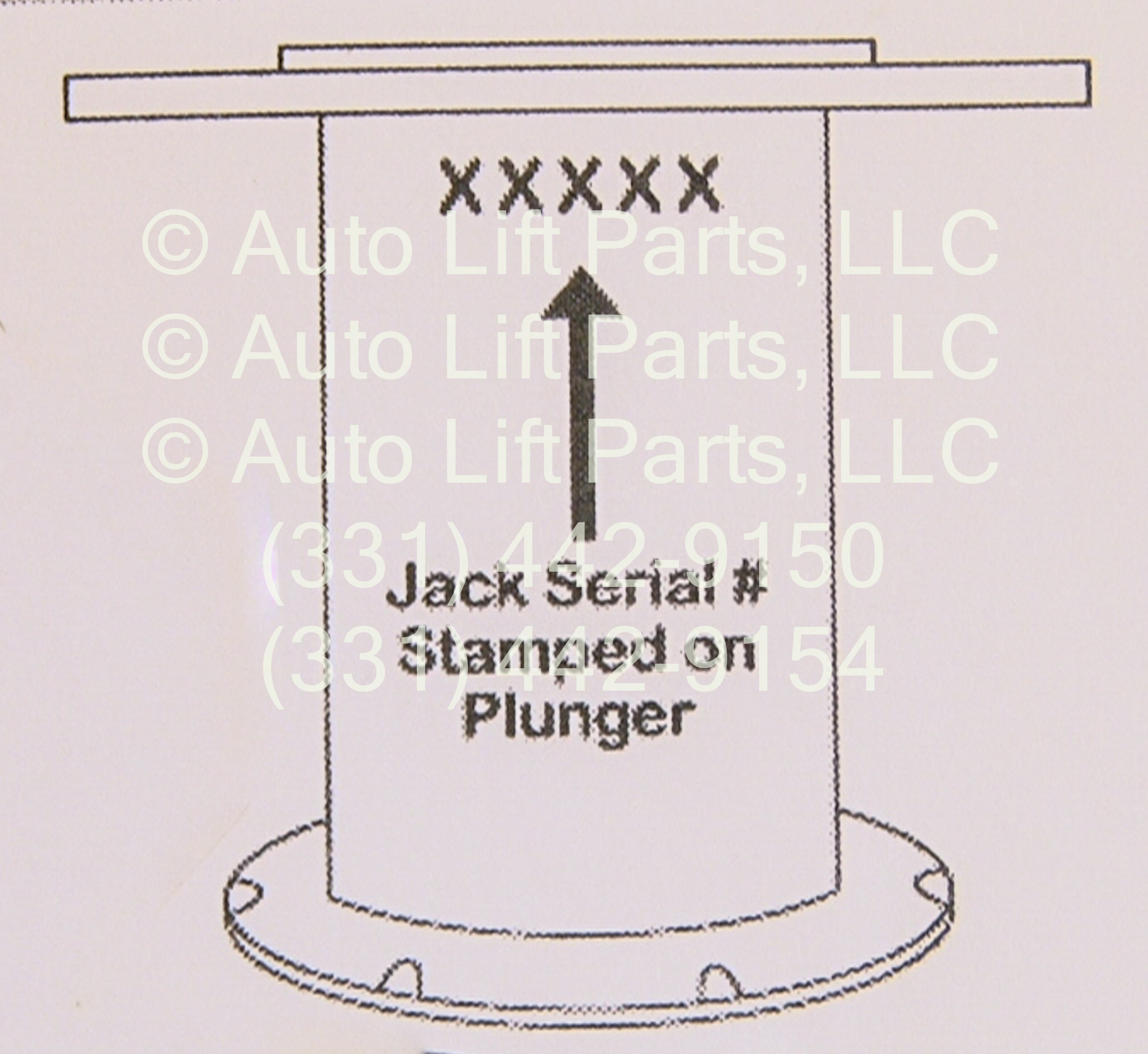 J136 Combo Kit Seal & Gland Ring for Rotary Lift In-Ground Lifts 8-1/2" 