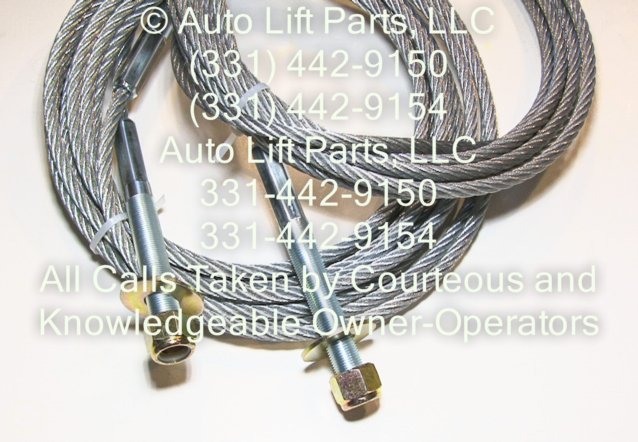 AC212SE Ammco Lift Equalizer Cables (2) 13’10” to 14’7” height