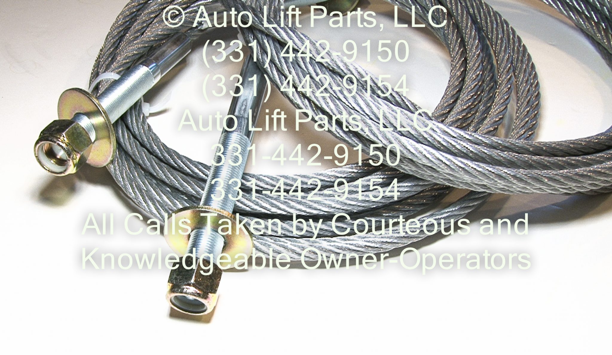 7B 7000B 7000FP Forward Lift Equalizer Cables (2) 992601