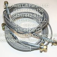 8000-A Forward Lift Equalizer Cables (2) 992662, 992663