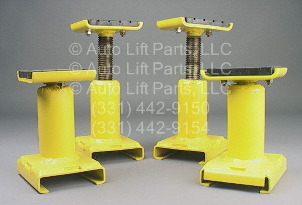 6 to 9 1/2" Adjustable Height Extensions / Truck Adapters (4) for Challenger Lift CL9, Early CL10