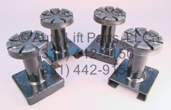 6" Fixed Truck Adapters for NUSSBAUM LIFT Set of 4