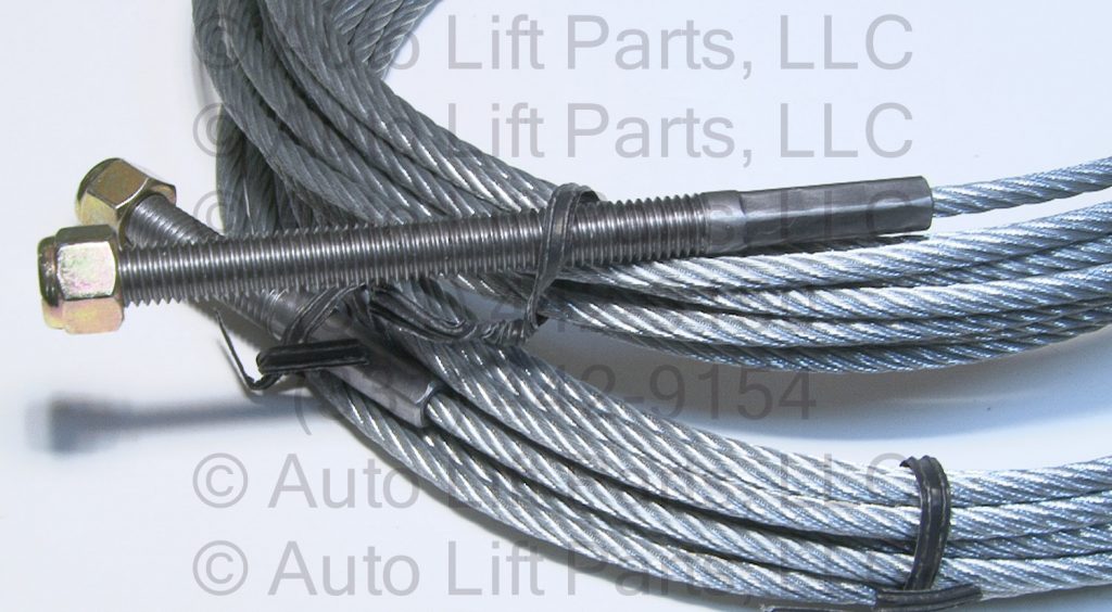 Kernel TP11KACD, direct pull 2post lift; equalizer cables (2)