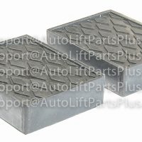 1 1/2" Tall Solid Rubber Stack Blocks (2) for Any Auto Lift or Rolling Jack