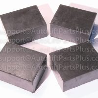3" Tall Solid Rubber Stack Blocks for Any Auto Lift or Rolling Jack / Set of 4-Blocks