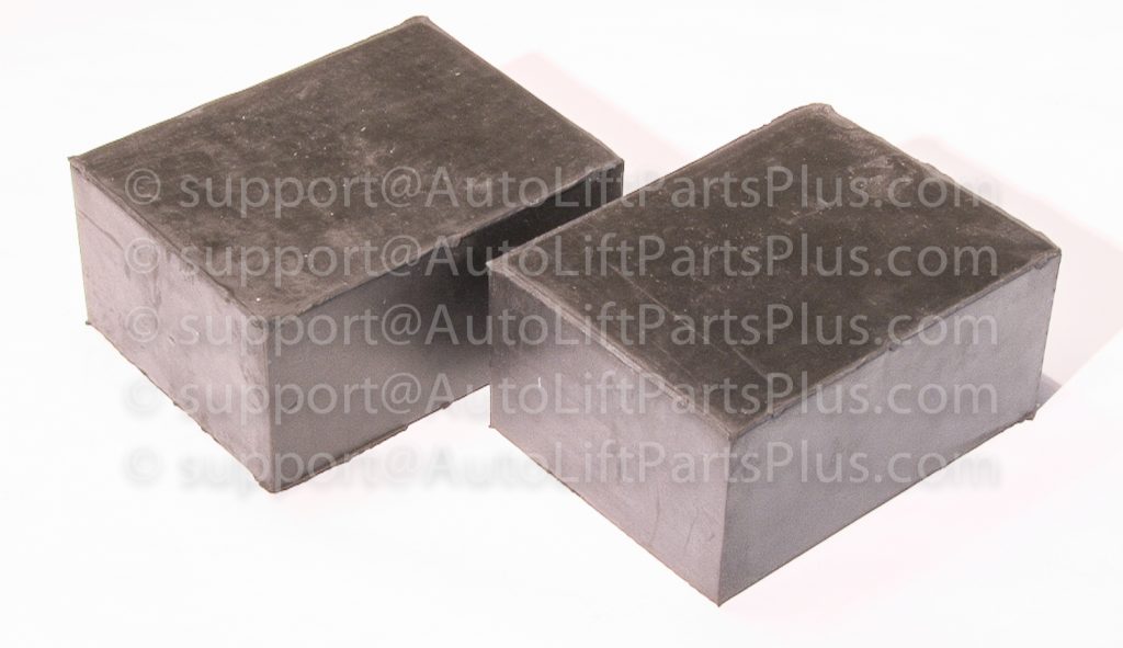 3″ Tall Rubber Stack Blocks (4) for Any Auto Lift or Rolling Jack