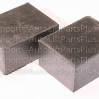 3" Tall Solid Rubber Stack Blocks for Any Auto Lift or Rolling Jack / Set of 2 Blocks