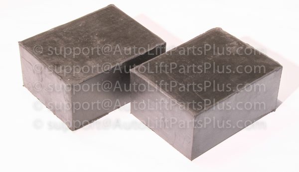 3" Tall Solid Rubber Stack Blocks for Any Auto Lift or Rolling Jack / Set of 2 Blocks