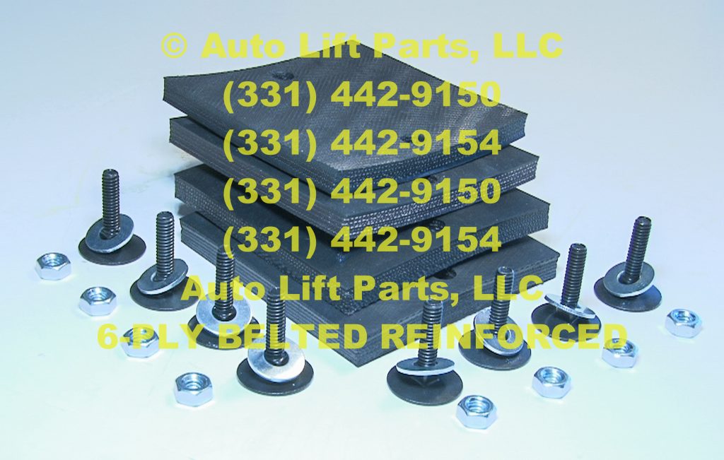 thumbnail image 2 of ALP 6-Ply Rubber Arm Pads For FORWARD, EAGLE & GEMINI Lifts – Set Of 4 Upgrade Pads 2 of 3