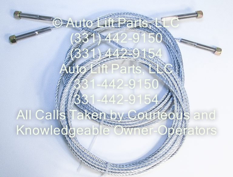 SPOA88 Rotary Lift Cables (2) FJ7449 Aftermarket