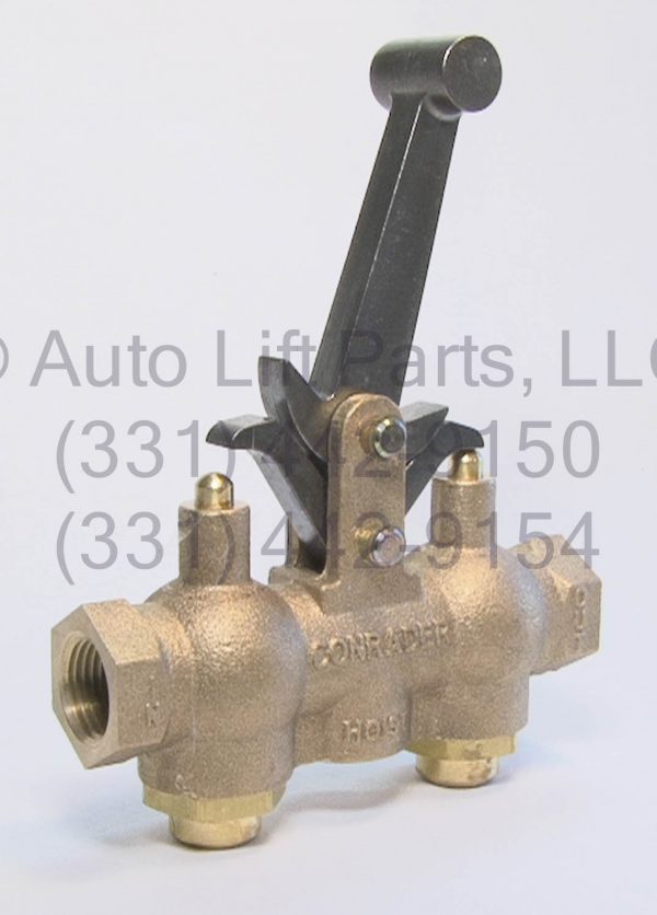 Globe Lift 571x4N, Western Hoist U-720 Non-Locking Air Control Valve