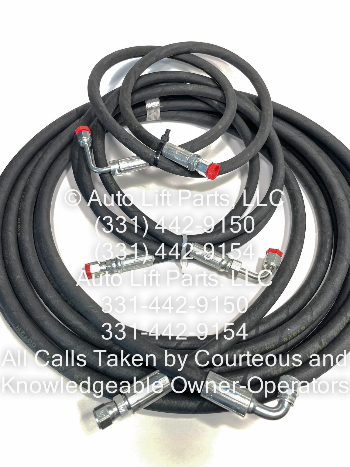 MX10CX MX10ACX Bend Pak Magnum Lift Hydraulic Hoses Setof3